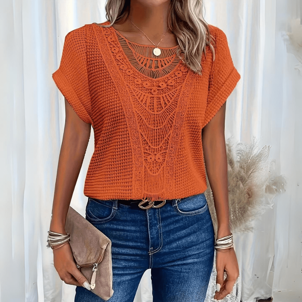 Rachel - Bluse i Ibiza-stil