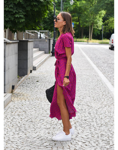 Louise™ - Elegant kjole med print
