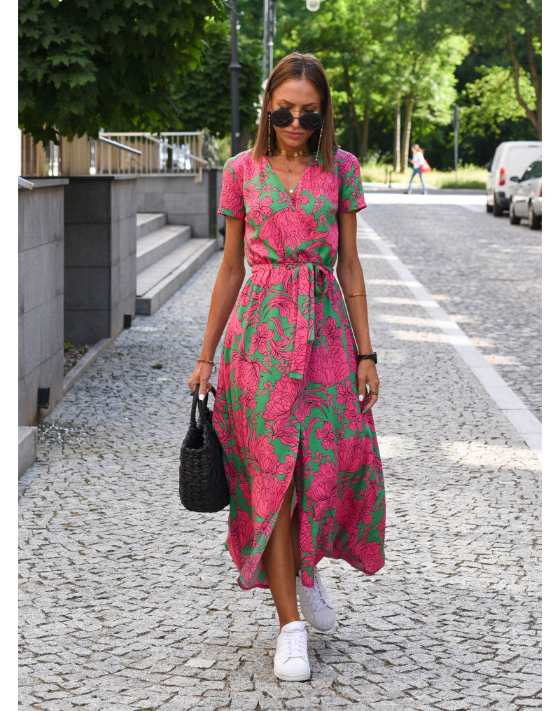 Louise™ - Elegant kjole med print