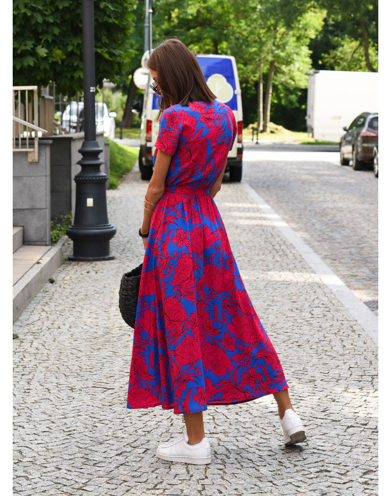Louise™ - Elegant kjole med print