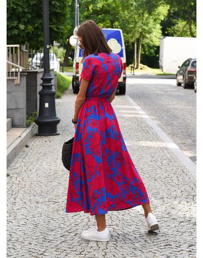 Louise™ - Elegant kjole med print