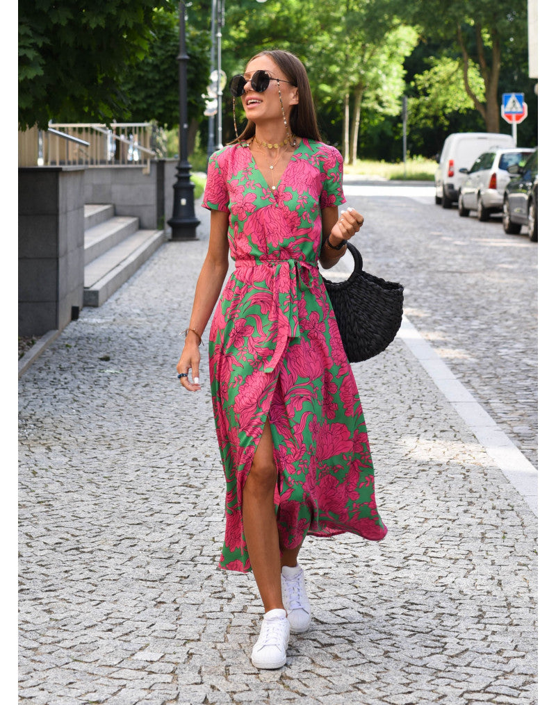 Louise™ - Elegant kjole med print