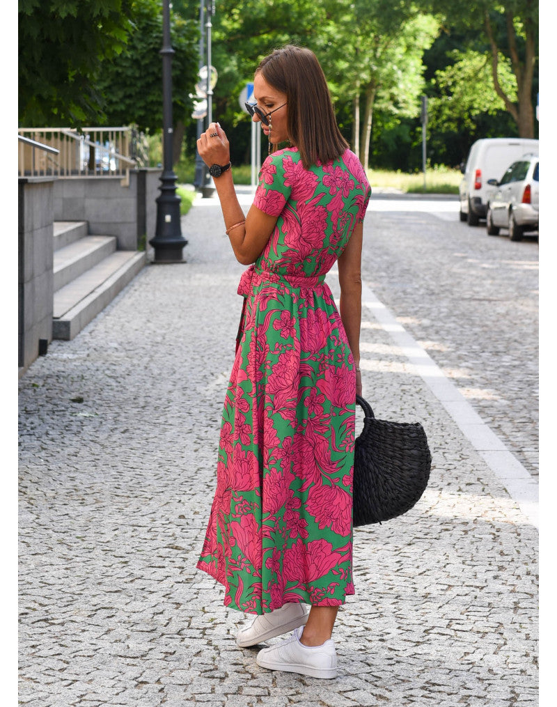 Louise™ - Elegant kjole med print