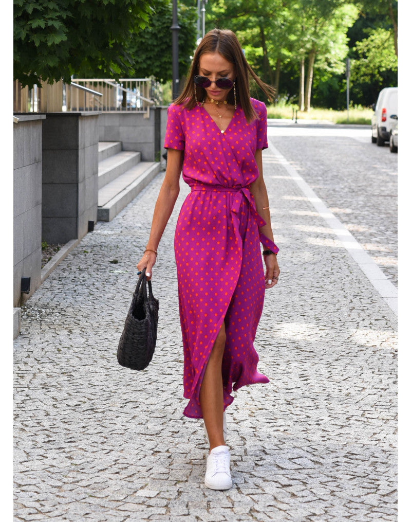 Louise™ - Elegant kjole med print