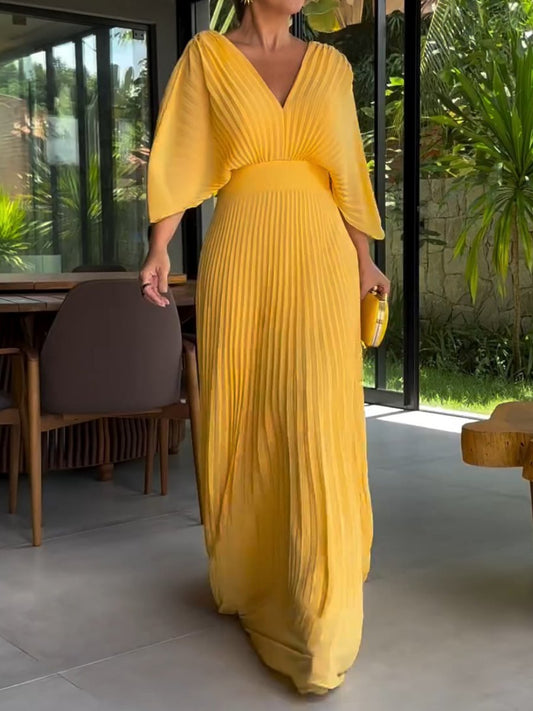 Josefine - Elegant flagrende kjole