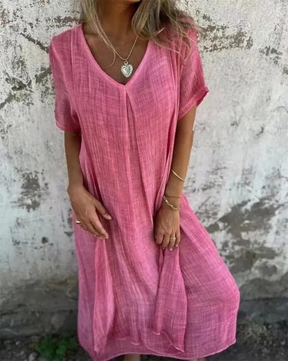 Anne -  Løs sommerkjole