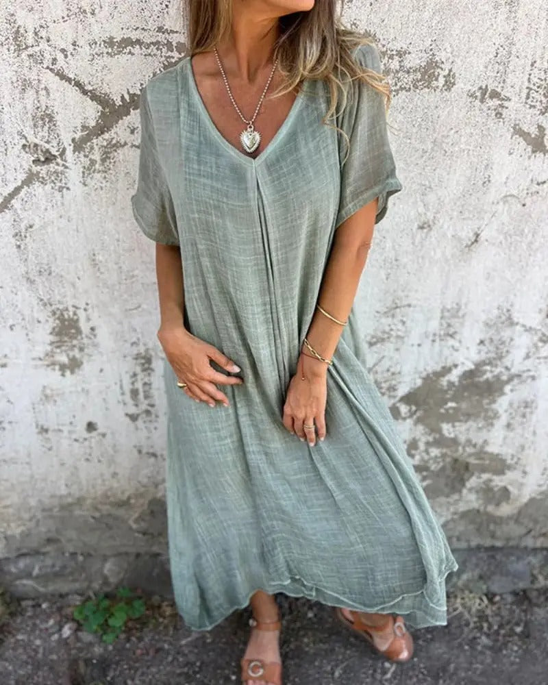 Anne -  Løs sommerkjole