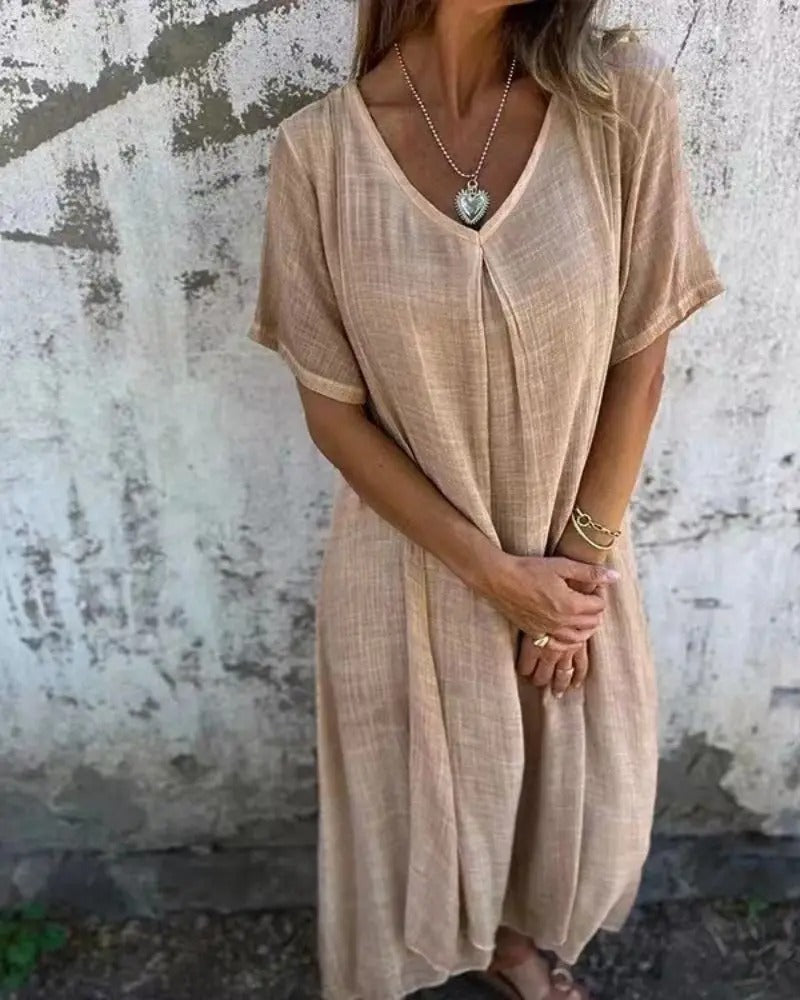 Anne -  Løs sommerkjole